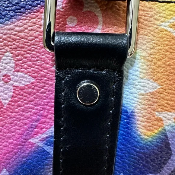 Louis Vuitton Keepall XS Sunset Monogram Canvas Bandouliere Bag Virgil Limited - Picture 9 of 15